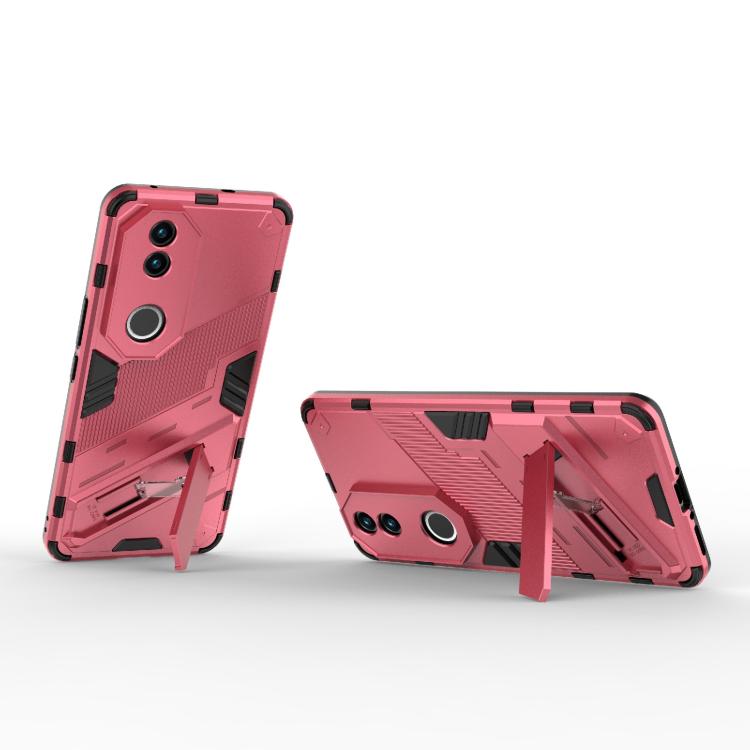 For vivo V50 5G Global Punk Armor 2 in 1 PC + TPU Phone Case with Holder