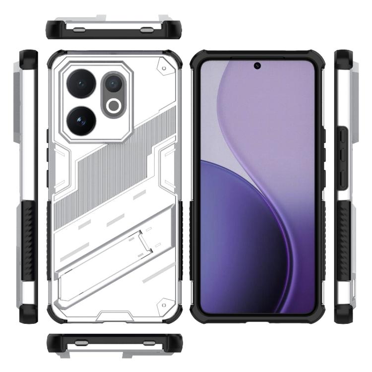 For vivo V60 5G Global Punk Armor 2 in 1 PC + TPU Phone Case with Holder