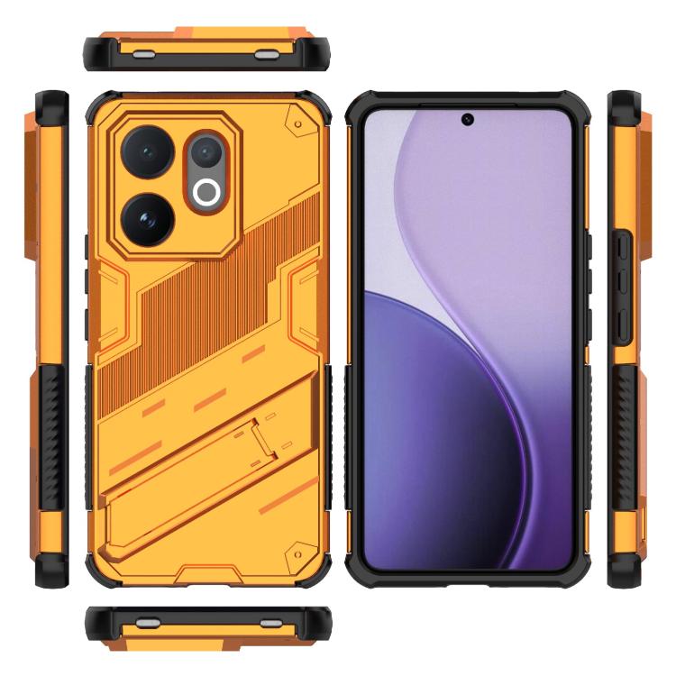 For vivo V60 5G Global Punk Armor 2 in 1 PC + TPU Phone Case with Holder