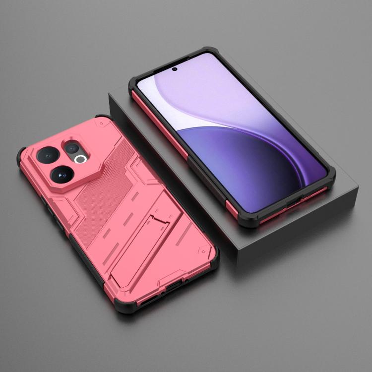 For vivo V60 5G Global Punk Armor 2 in 1 PC + TPU Phone Case with Holder