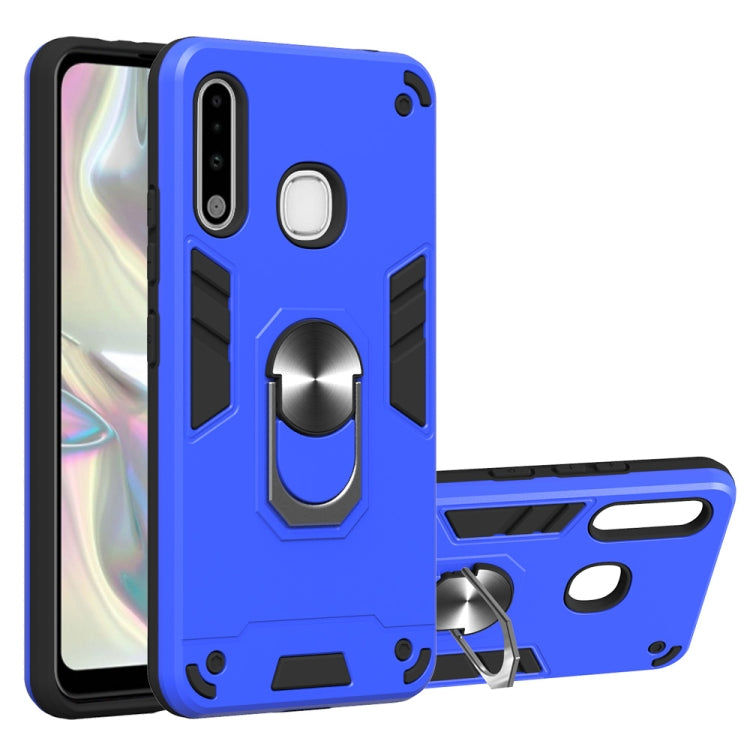 For Samsung Galaxy A70e 2 in 1 Armour Series PC + TPU Protective Case with Ring Holder