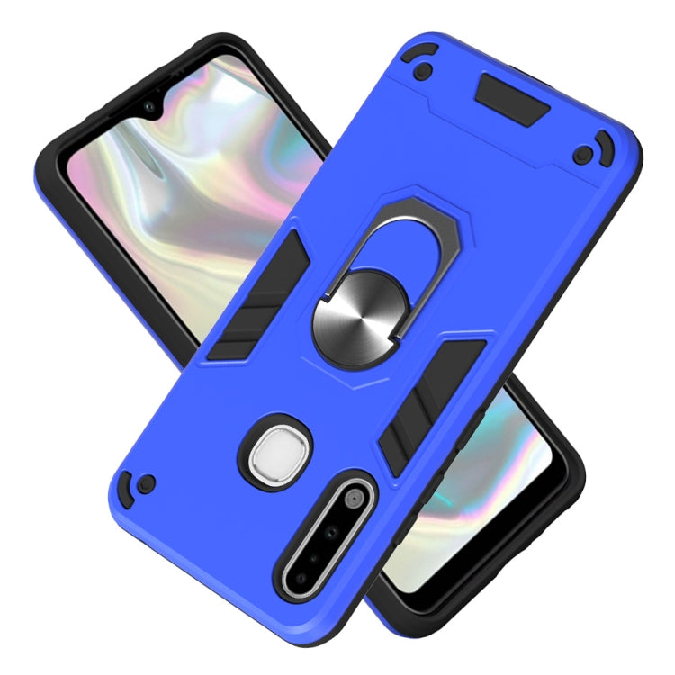 For Samsung Galaxy A70e 2 in 1 Armour Series PC + TPU Protective Case with Ring Holder