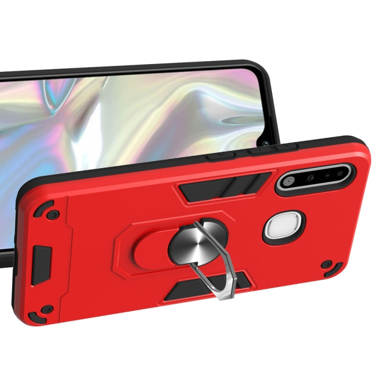 For Samsung Galaxy A70e 2 in 1 Armour Series PC + TPU Protective Case with Ring Holder
