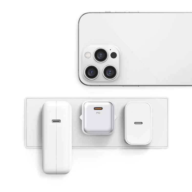 USAMS US-CC186 PD 30W USB-C/Type-C Single Port Electroplating Charger, EU Plug