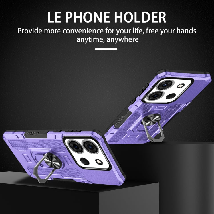 For Infinix Smart 7 African Ring Holder Armor Hybrid Phone Case