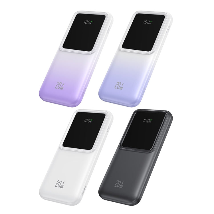 USAMS US-CD193 10000mAh 20W Portable Digital Display Power Bank with Cable