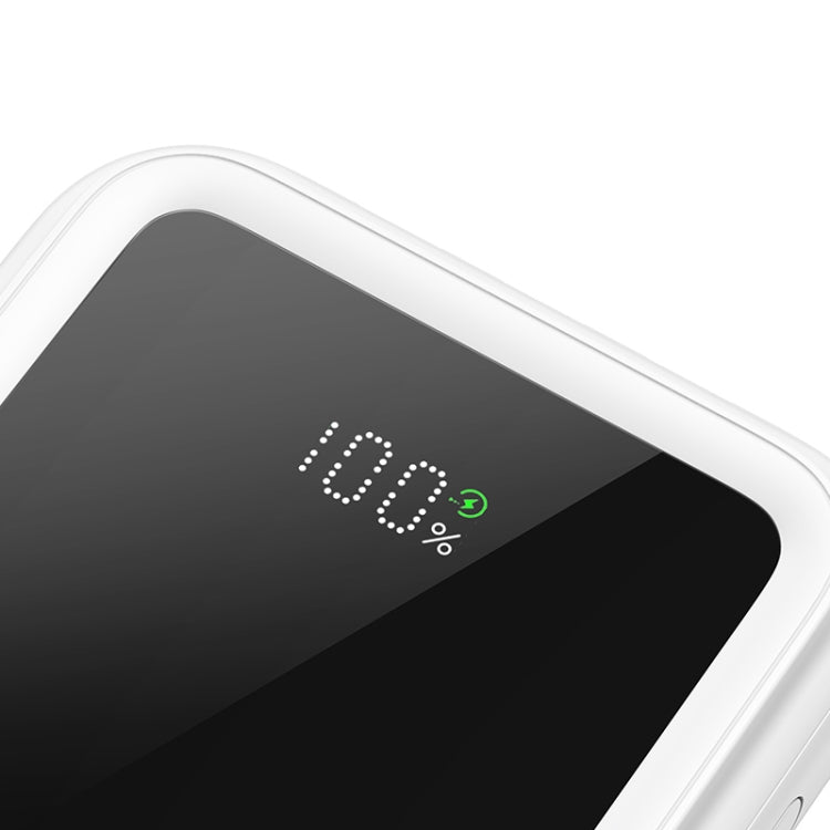 USAMS US-CD193 10000mAh 20W Portable Digital Display Power Bank with Cable