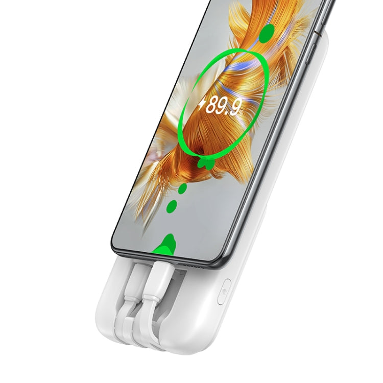 USAMS US-CD194 10000mAh 10W Portable Digital Display Power Bank with Cable