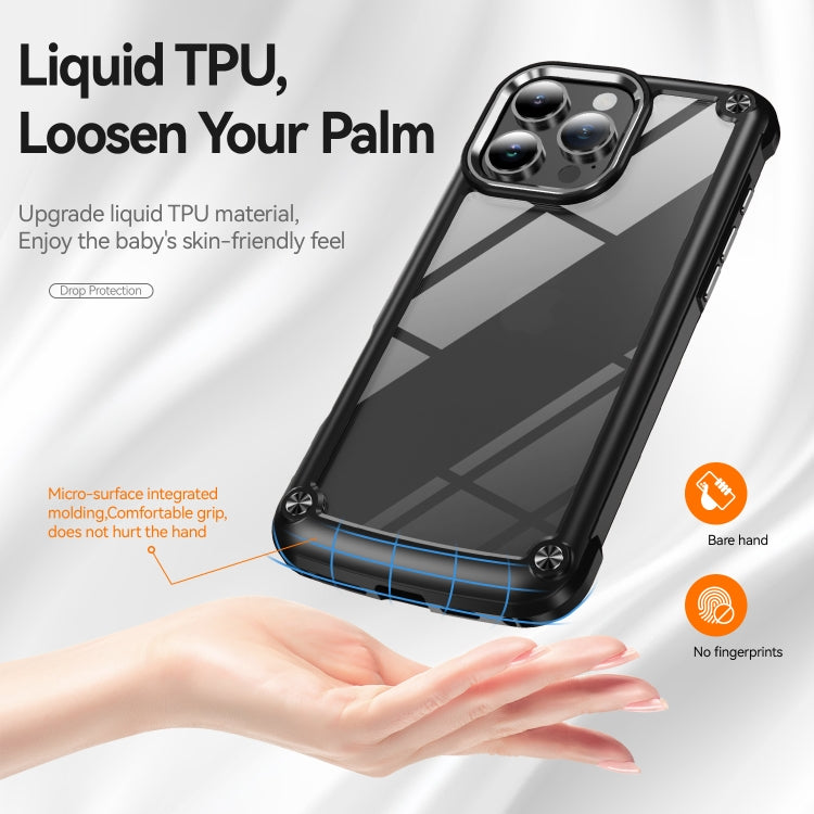 For iPhone 16 Pro TPU + PC Lens Protection Phone Case