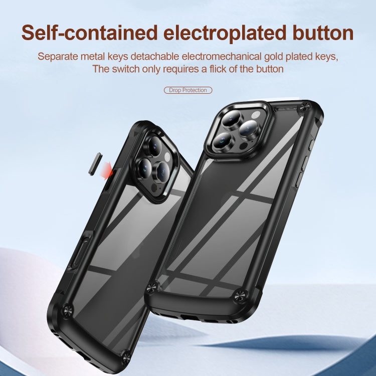 For iPhone 16 Pro TPU + PC Lens Protection Phone Case