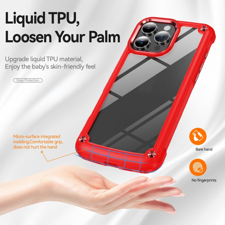 For iPhone 16 Pro TPU + PC Lens Protection Phone Case