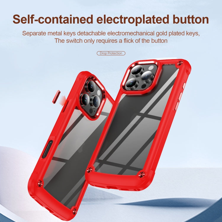 For iPhone 16 Pro TPU + PC Lens Protection Phone Case