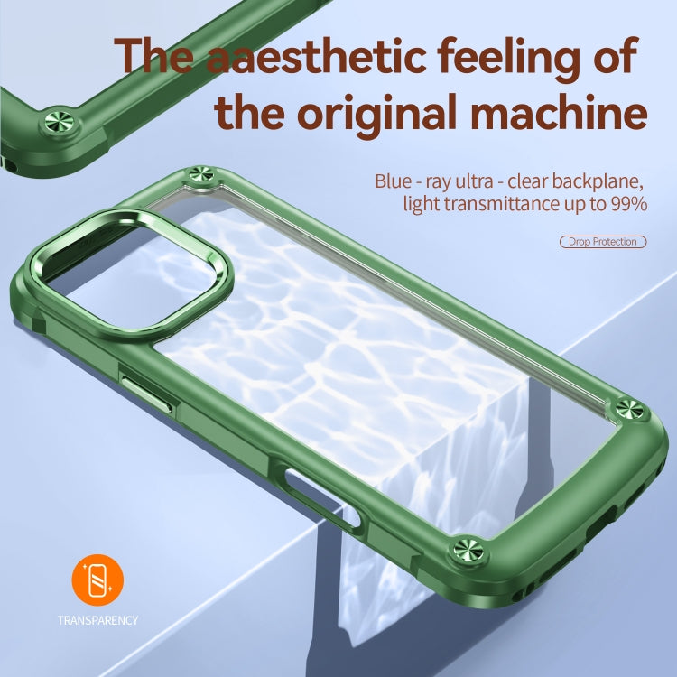 For iPhone 16 Pro TPU + PC Lens Protection Phone Case