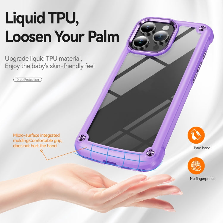 For iPhone 16 Pro TPU + PC Lens Protection Phone Case