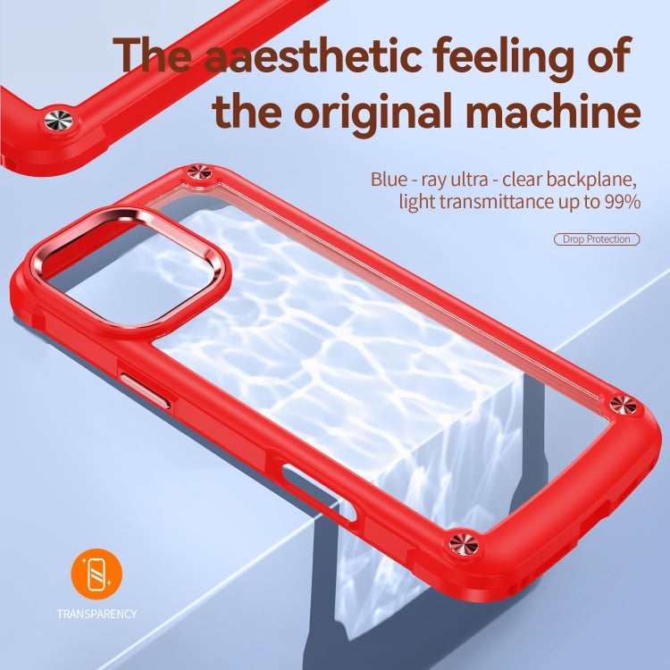 For iPhone 16 Pro Max TPU + PC Lens Protection Phone Case