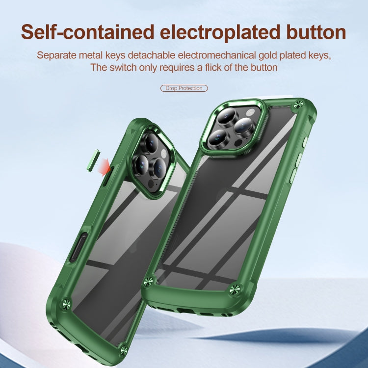 For iPhone 16 Pro Max TPU + PC Lens Protection Phone Case