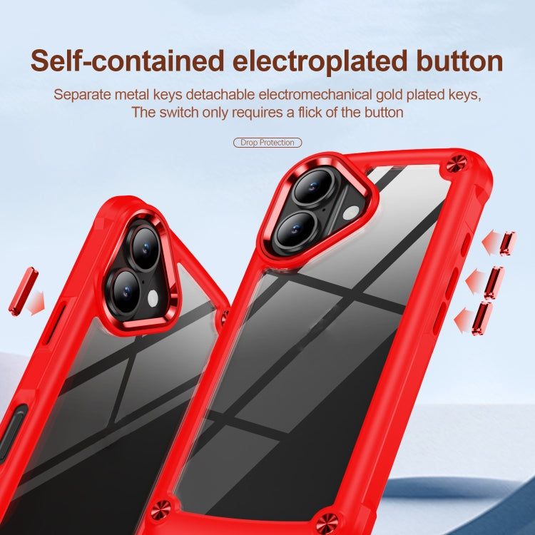 For iPhone 16 Plus TPU + PC Lens Protection Phone Case