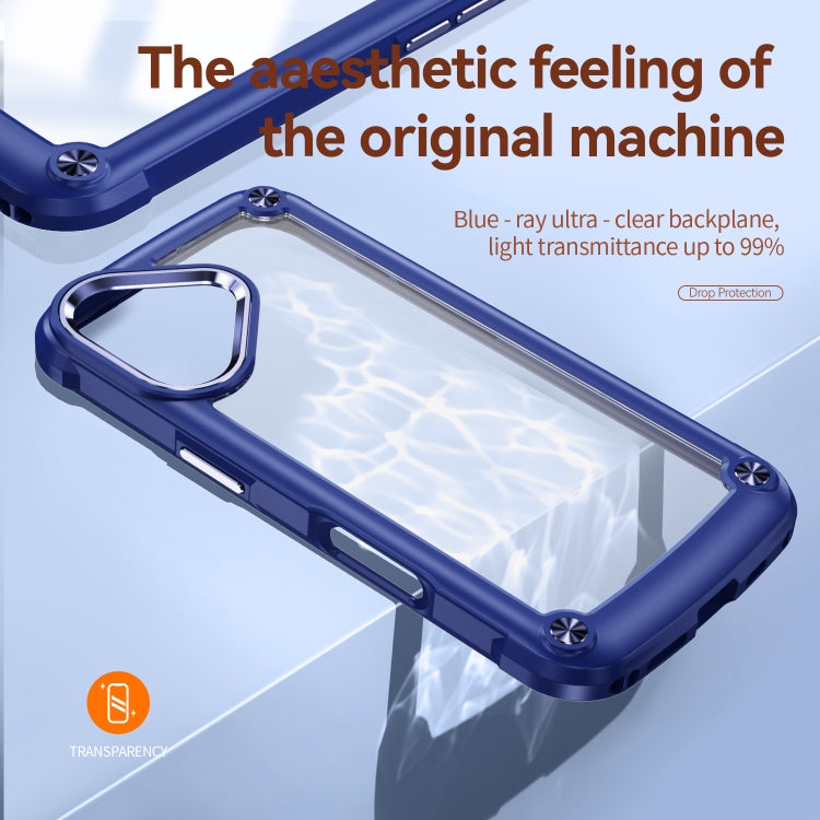 For iPhone 16 Plus TPU + PC Lens Protection Phone Case
