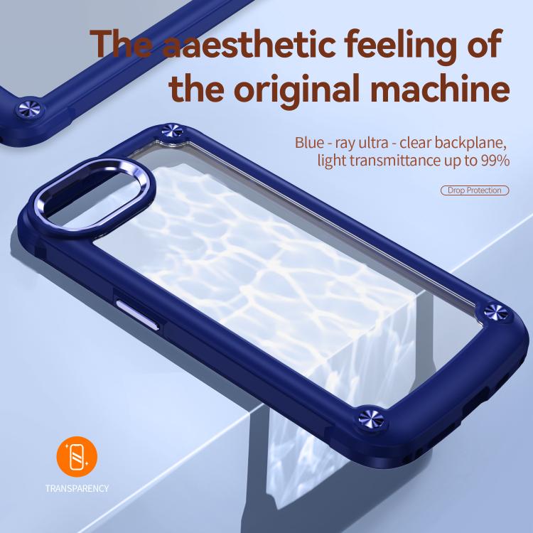 For iPhone 17e / 16e TPU + PC Lens Protection Phone Case