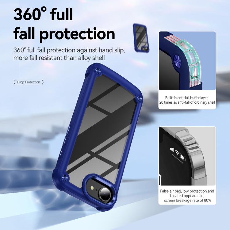 For iPhone 17e / 16e TPU + PC Lens Protection Phone Case