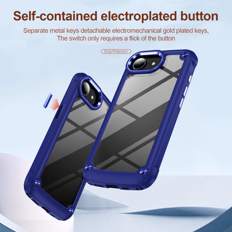 For iPhone 17e / 16e TPU + PC Lens Protection Phone Case