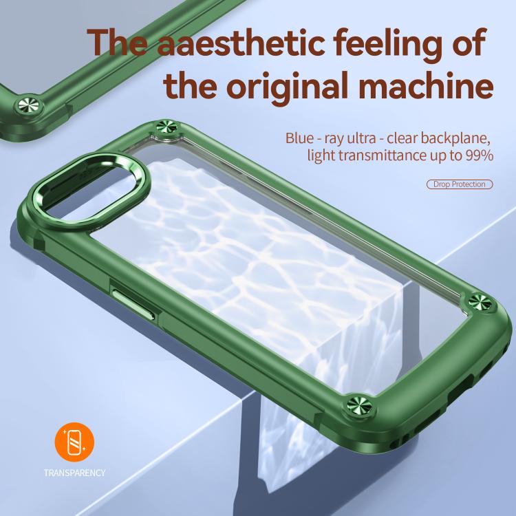 For iPhone 17e / 16e TPU + PC Lens Protection Phone Case