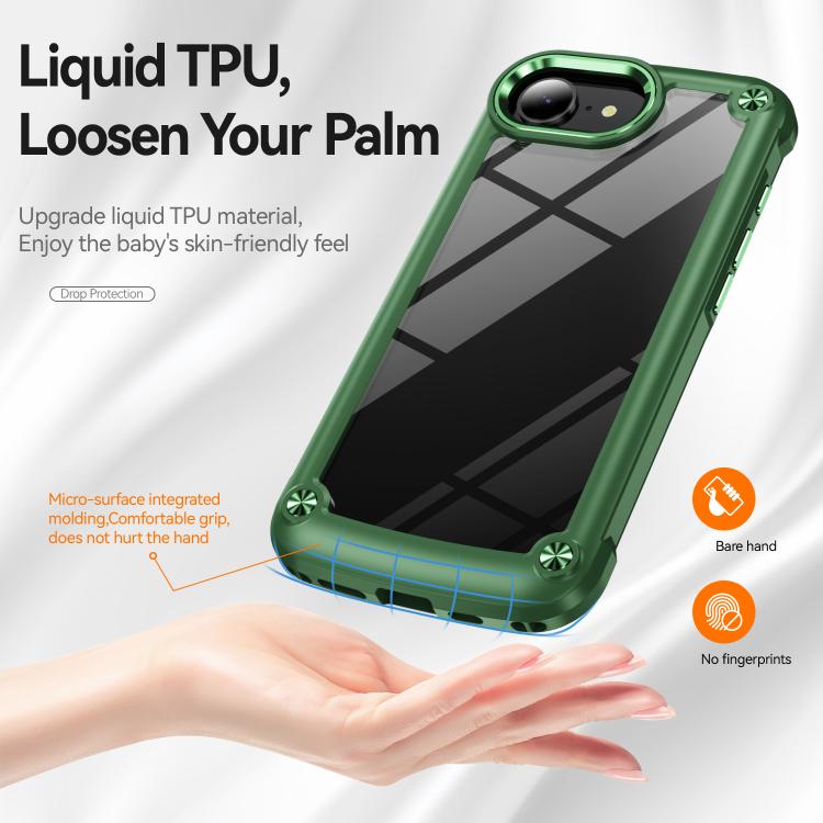 For iPhone 17e / 16e TPU + PC Lens Protection Phone Case