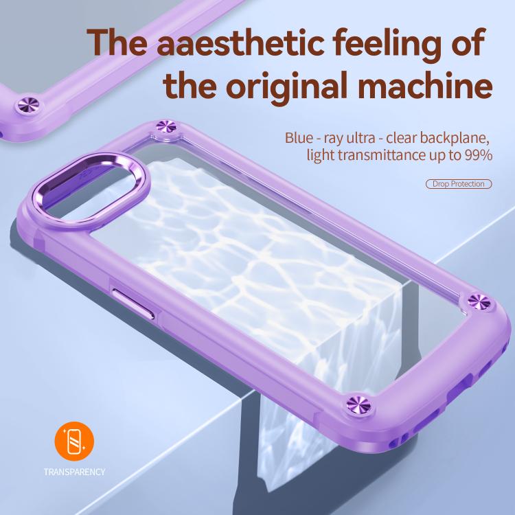 For iPhone 17e / 16e TPU + PC Lens Protection Phone Case