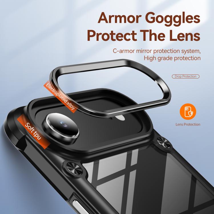 For iPhone Air TPU + PC Lens Protection Phone Case