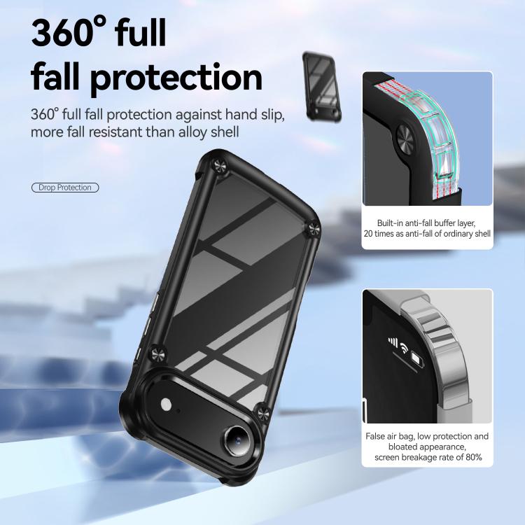 For iPhone Air TPU + PC Lens Protection Phone Case