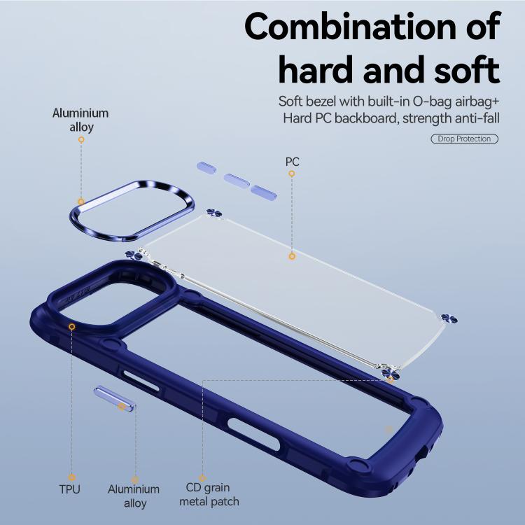 For iPhone Air TPU + PC Lens Protection Phone Case