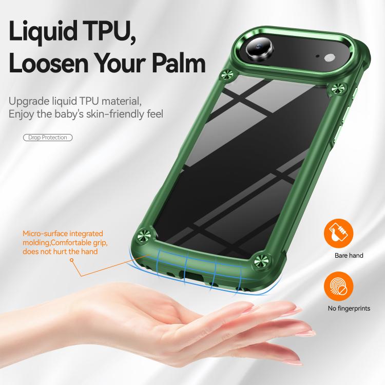 For iPhone Air TPU + PC Lens Protection Phone Case