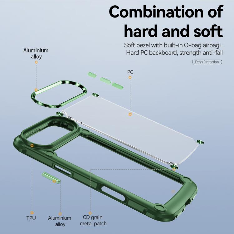For iPhone Air TPU + PC Lens Protection Phone Case