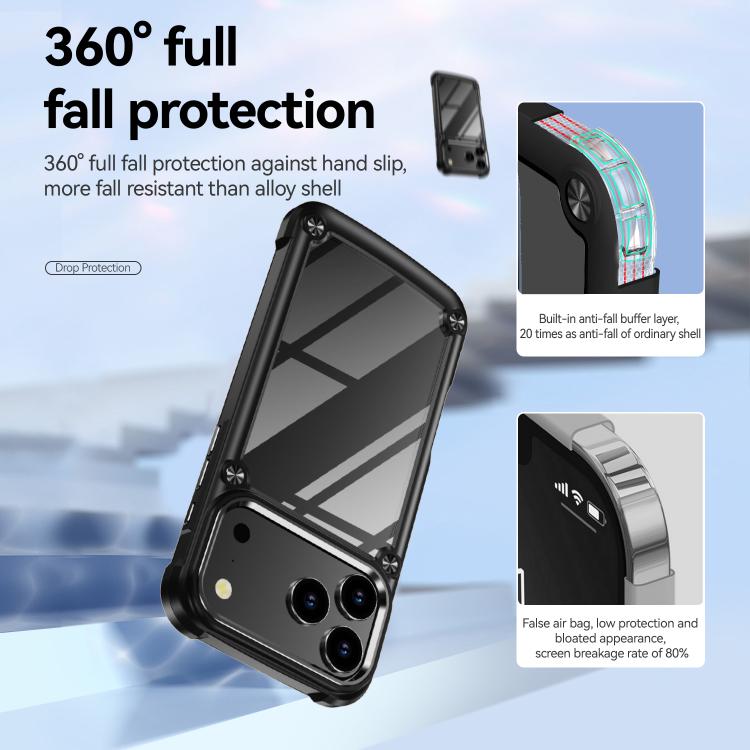 For iPhone 17 Pro TPU + PC Lens Protection Phone Case