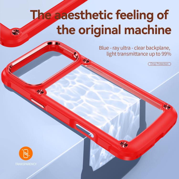 For iPhone 17 Pro TPU + PC Lens Protection Phone Case