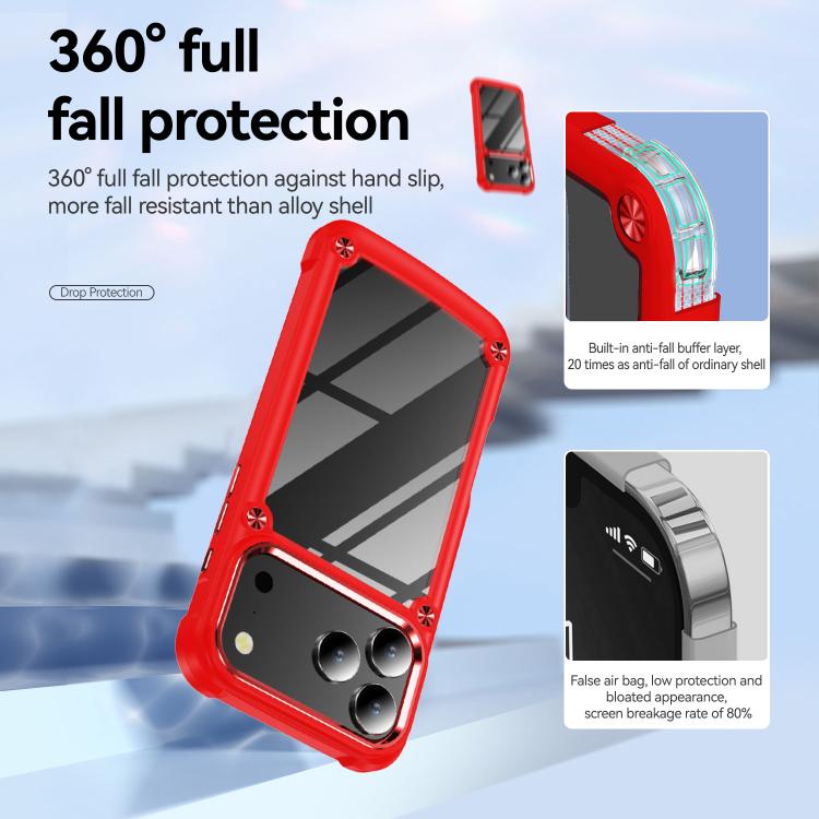 For iPhone 17 Pro TPU + PC Lens Protection Phone Case