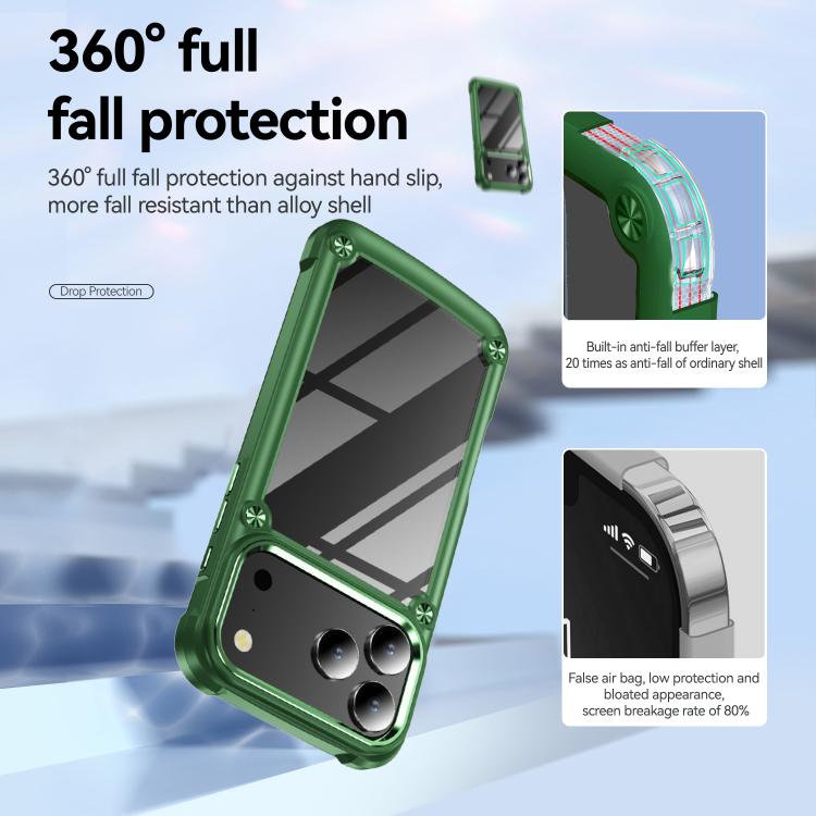 For iPhone 17 Pro TPU + PC Lens Protection Phone Case