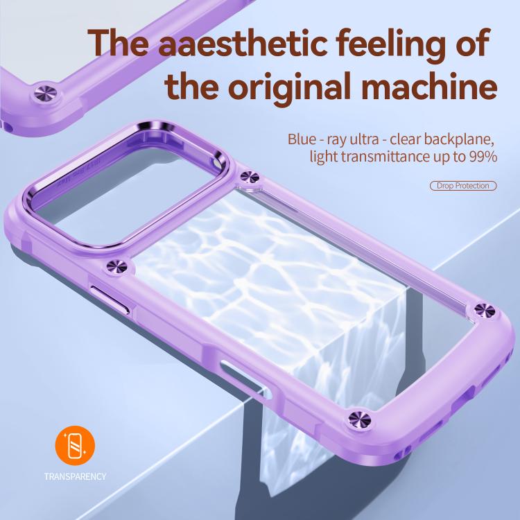 For iPhone 17 Pro TPU + PC Lens Protection Phone Case