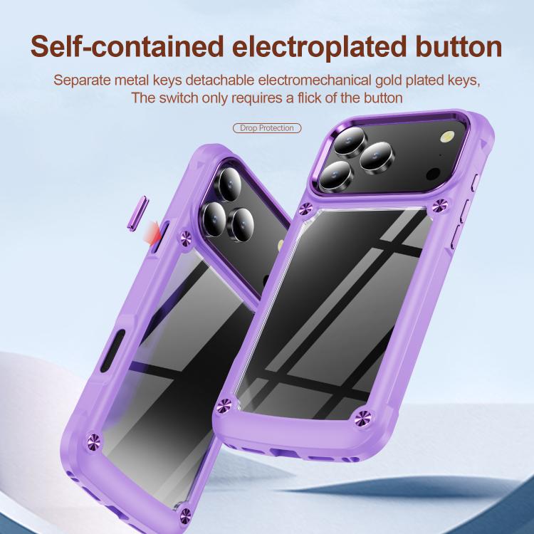 For iPhone 17 Pro TPU + PC Lens Protection Phone Case