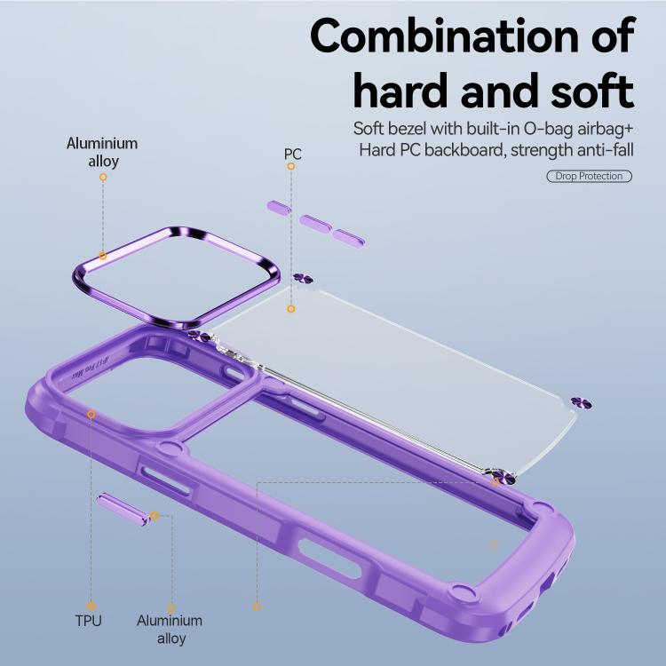 For iPhone 17 Pro TPU + PC Lens Protection Phone Case