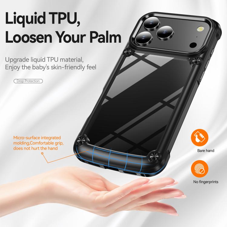 For iPhone 17 Pro Max TPU + PC Lens Protection Phone Case