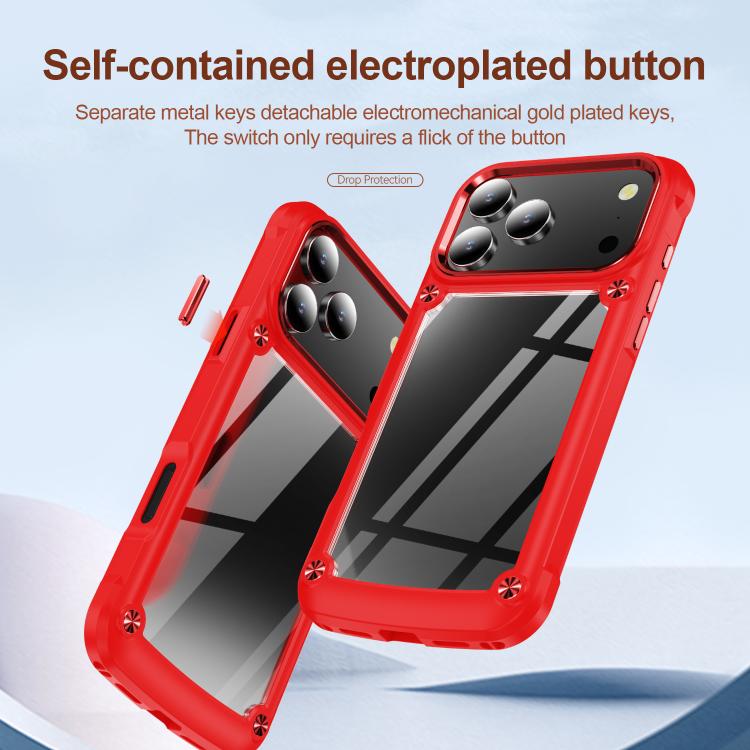 For iPhone 17 Pro Max TPU + PC Lens Protection Phone Case