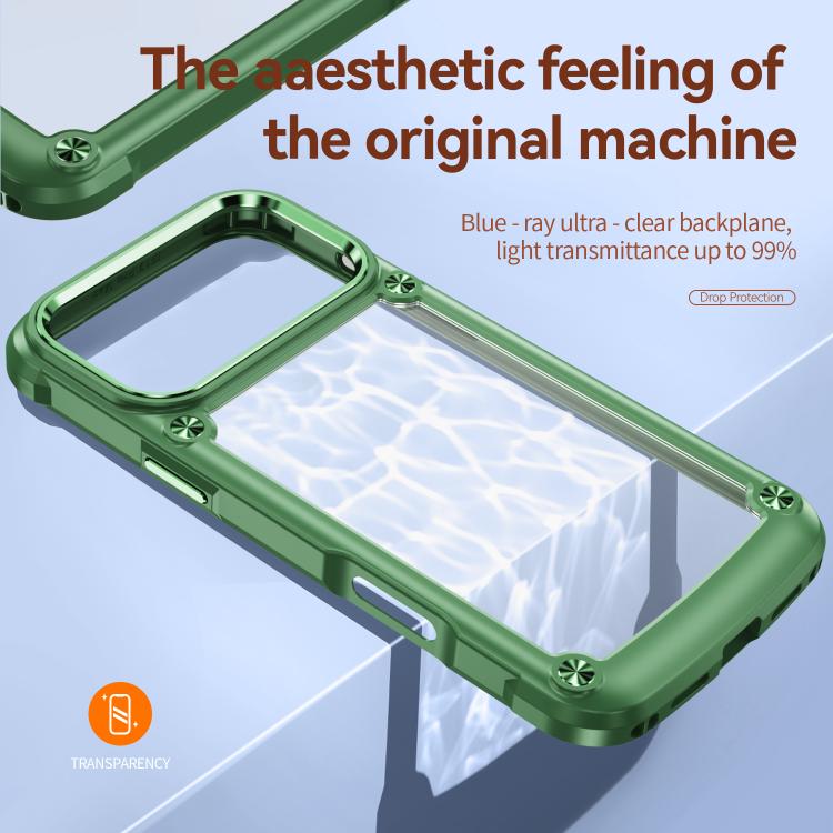 For iPhone 17 Pro Max TPU + PC Lens Protection Phone Case