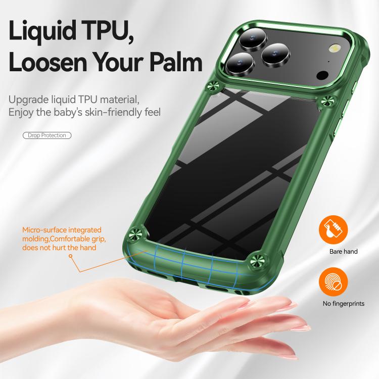 For iPhone 17 Pro Max TPU + PC Lens Protection Phone Case