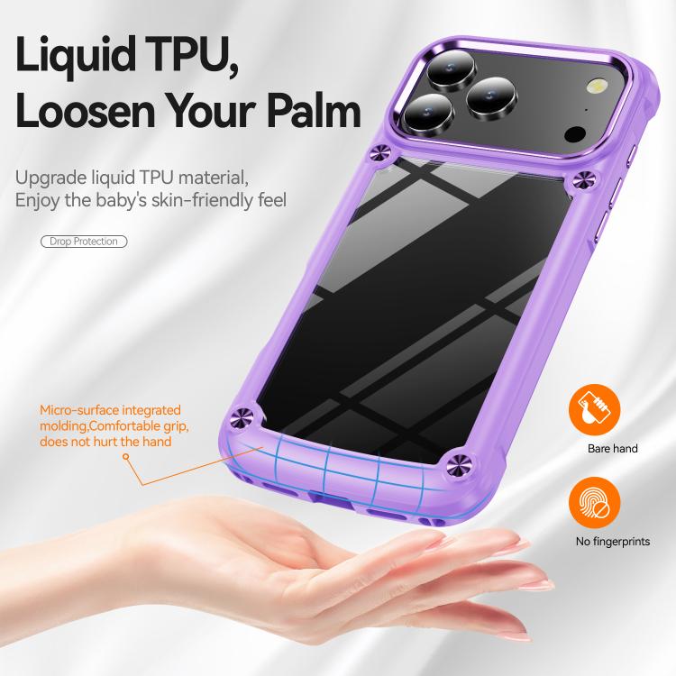 For iPhone 17 Pro Max TPU + PC Lens Protection Phone Case