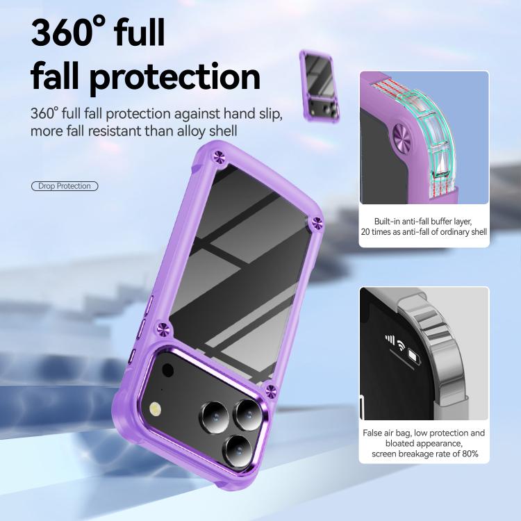 For iPhone 17 Pro Max TPU + PC Lens Protection Phone Case