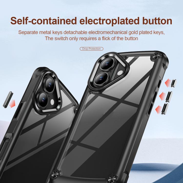 For iPhone 17 TPU + PC Lens Protection Phone Case