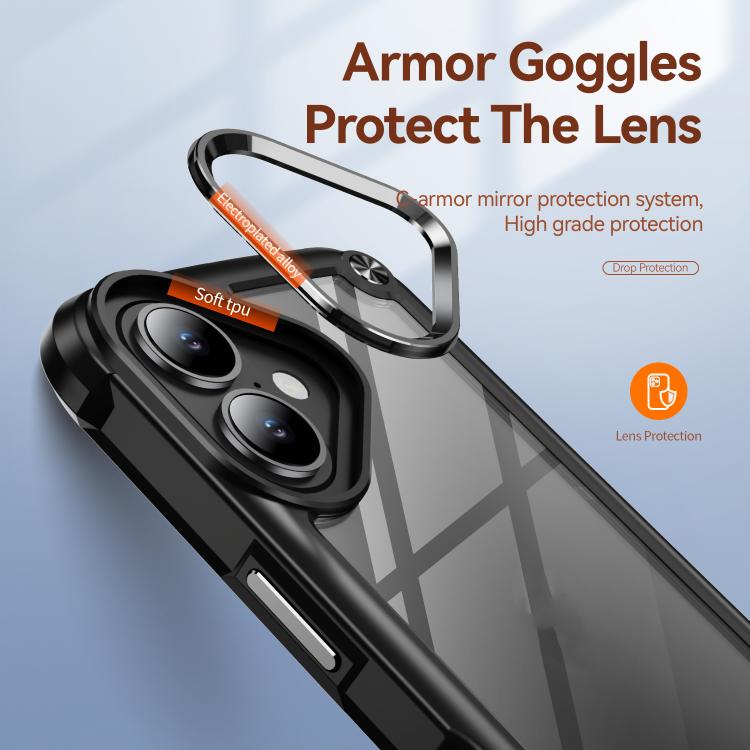 For iPhone 17 TPU + PC Lens Protection Phone Case