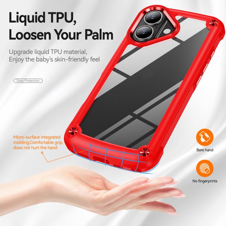 For iPhone 17 TPU + PC Lens Protection Phone Case
