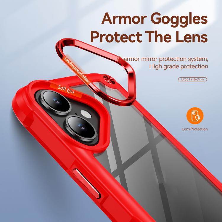 For iPhone 17 TPU + PC Lens Protection Phone Case